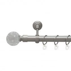 Сепія Однорядний Відкритий Гладка труба Кільце металеве Сатин 