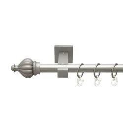 Таджа Однорядний Техно Гладка труба Кільце металеве Сатин 