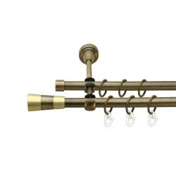 Валео Дворядний Відкритий Гладка труба Кільце металеве Антик 