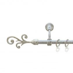 Фала Однорядний Відкритий Гладка труба Кільце металеве Біле золото 