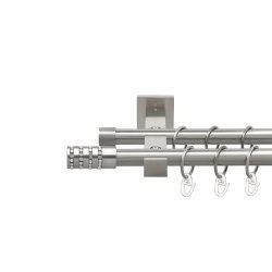 Барамелла Дворядний Техно Гладка труба Кільце металеве Нержавіюча сталь 