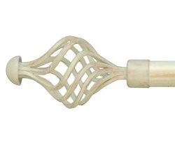 Закінчення для карнизу Orvit АРЕЗО 25 мм БІЛЕ ЗОЛОТО (матове) 