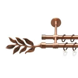 Лавр Дворядний Закритий Гладка труба Кільце металеве Мідь 