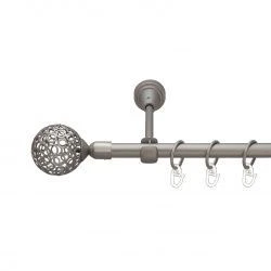 Савона Однорядний Відкритий Гладка труба Кільце металеве Сатин 