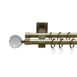 Люміера Дворядний Техно Гладка труба Кільце металеве Антик 