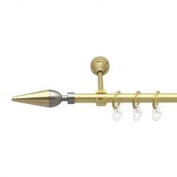 Лінея Однорядний Відкритий Гладка труба Кільце металеве Золото 