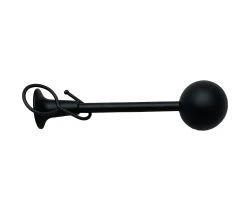 Підхват для штор Orvit Балло 115 х 30 мм Чорний Оксамит (00-00020804)