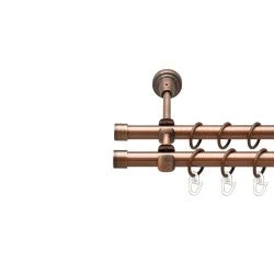 Заглушка Дворядний Відкритий Гладка труба Кільце металеве Мідь 