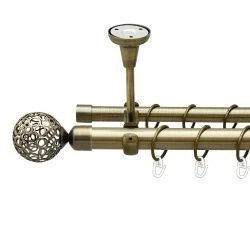 Савона Дворядний Відкритий до стелі Гладка труба Кільце металеве Антик 