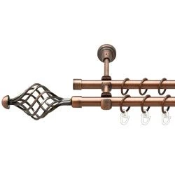 Арезо Дворядний Відкритий Гладка труба Кільце металеве Мідь 