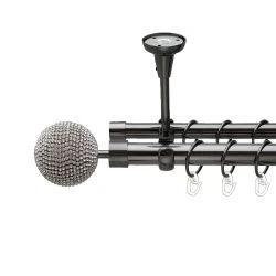 Емпреса Дворядний Відкритий до стелі Гладка труба Кільце металеве Онікс 