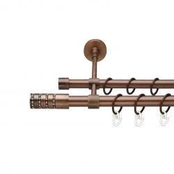 Барамелла Дворядний Закритий Гладка труба Кільце металеве Мідь 