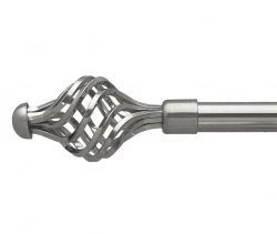 Закінчення для карнизу Orvit АРЕЗО 19 мм НЕРЖАВІЮЧА СТАЛЬ 