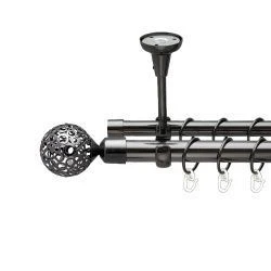 Савона Дворядний Відкритий до стелі Гладка труба Кільце металеве Онікс 