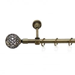 Савона Однорядний Відкритий Гладка труба Кільце металеве Антик 