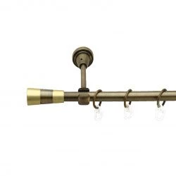 Валео Однорядний Відкритий Гладка труба Кільце металеве Антик 