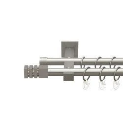 Ацтека Дворядний Техно Гладка труба Кільце металеве Сатин 