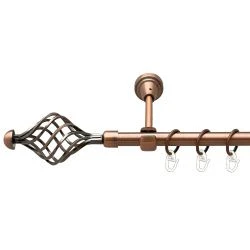 Арезо Однорядний Відкритий Гладка труба Кільце металеве Мідь 