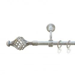 Арезо Однорядний Відкритий Гладка труба Кільце металеве Біле золото 