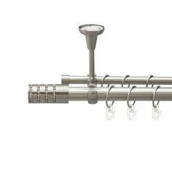 Барамелла Дворядний Відкритий до стелі Гладка труба Кільце металеве Нержавіюча сталь 