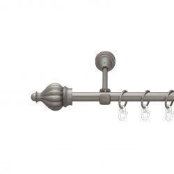 Таджа Однорядний Відкритий Гладка труба Кільце металеве Сатин 