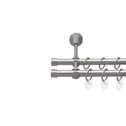 Заглушка Дворядний Відкритий Гладка труба Кільце металеве Нержавіюча сталь 