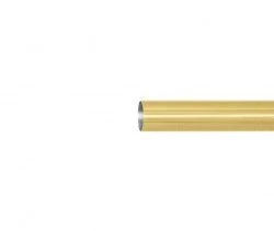 Труба Orvit ГЛАДКА 19 мм, довжина 200 см, ЗОЛОТО МАТОВЕ
