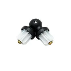 КУТОВИЙ з'єднувач для труби Orvit 16 мм ЧОРНИЙ ОКСАМИТ