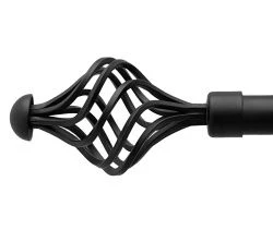 Закінчення для карнизу Orvit АРЕЗО 25 мм ЧОРНИЙ ОКСАМИТ 