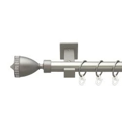 Етернія Однорядний Техно Гладка труба Кільце металеве Сатин 