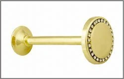 Підхват для штор Orvit Фламо 130 х 55 мм Золото (00-00000887)